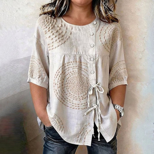 Isabella | Blusa Vintage Casual