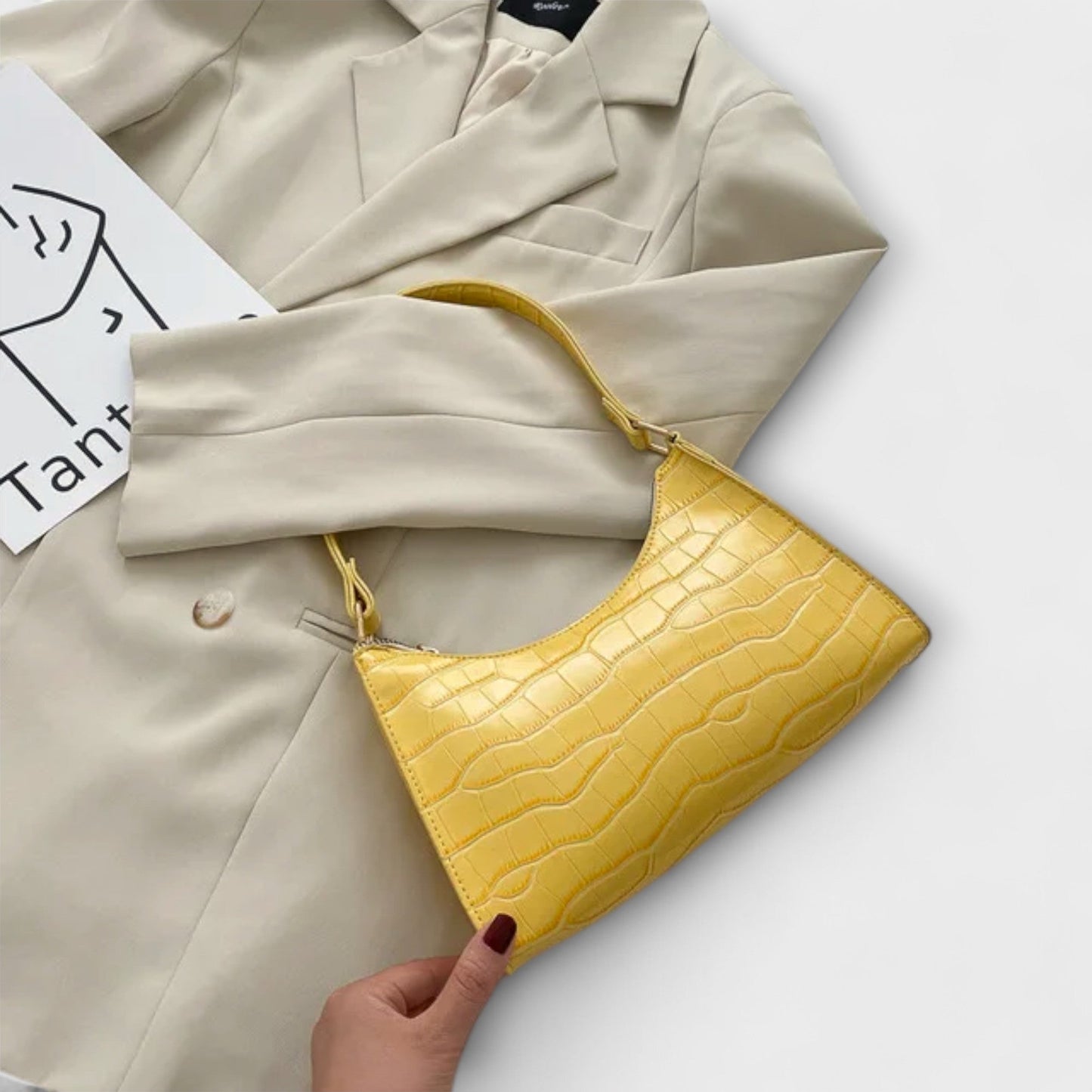 Olivia | Bolso de Cuero Brillante