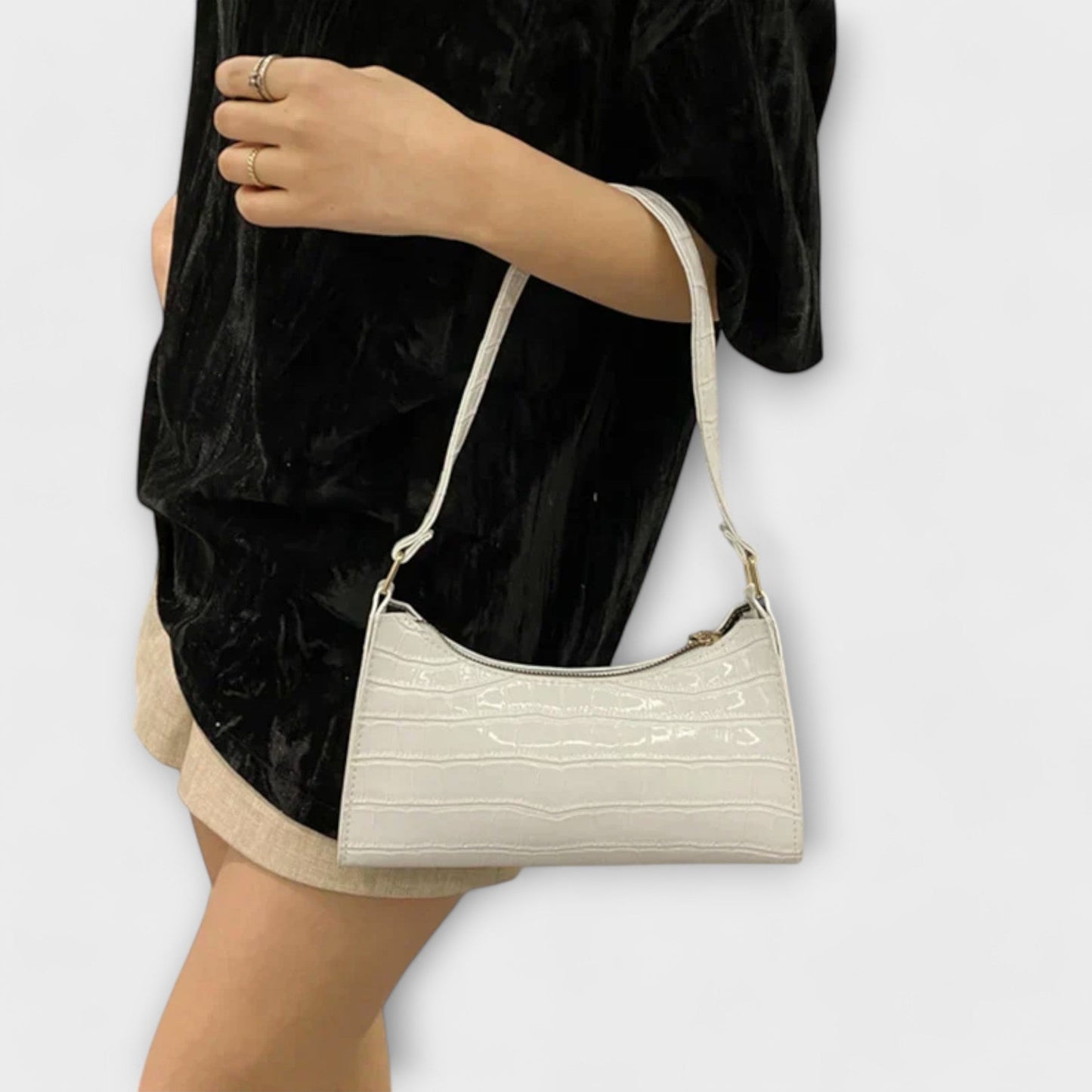 Olivia | Bolso de Cuero Brillante