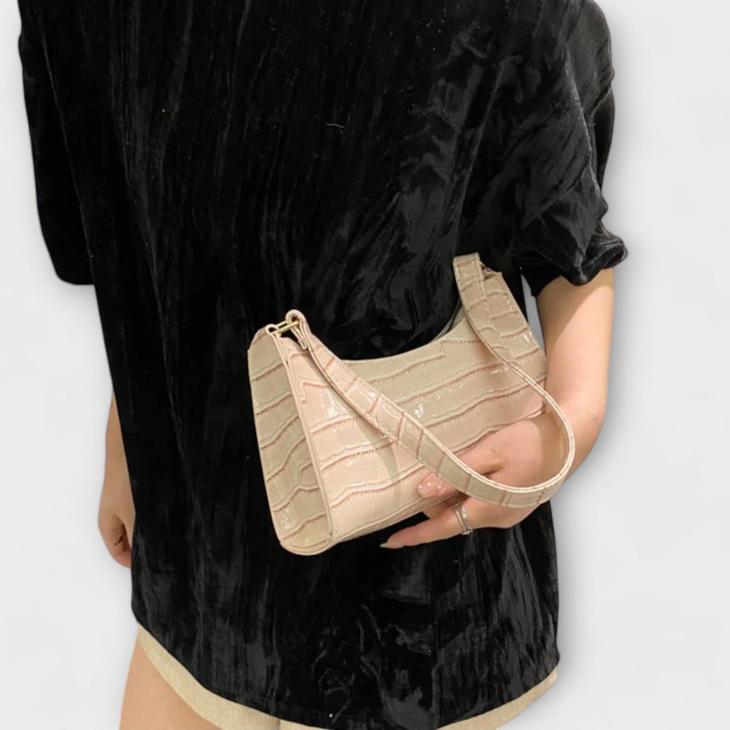 Olivia | Bolso de Cuero Brillante