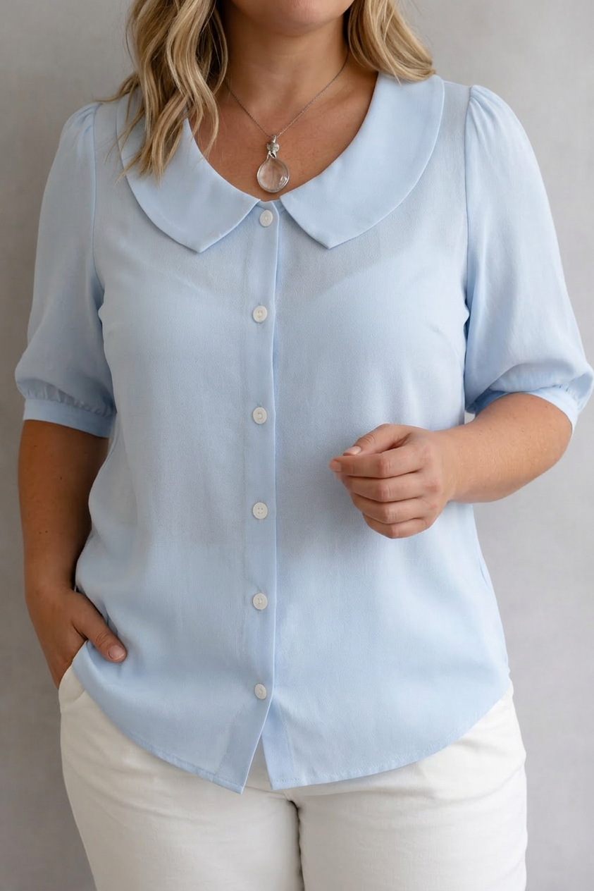 Blusa con Cuello Raine