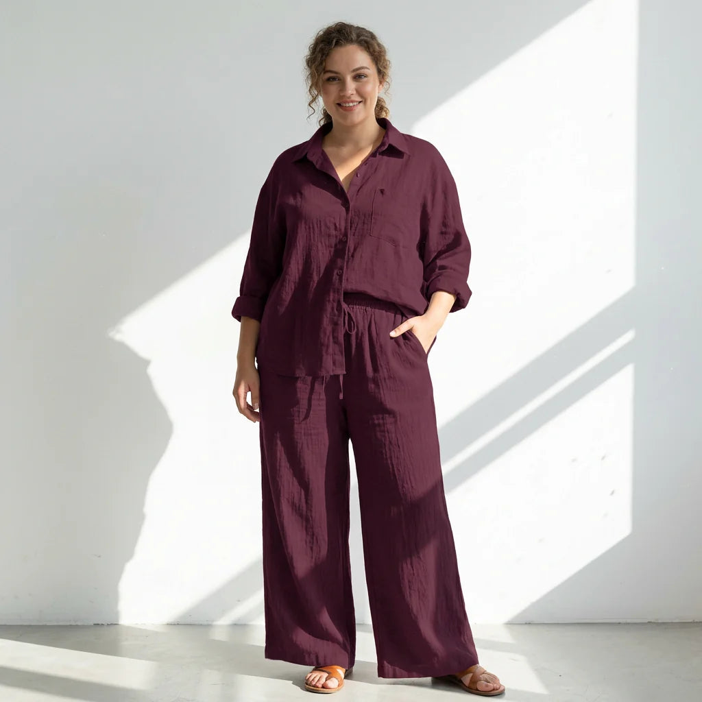 Conjunto Dos Piezas de Algodón Angela