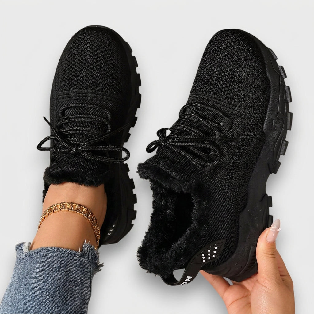 Chloe | Lace-Up Winter Sneakers