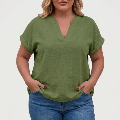 Xavinah | Comfortable V-Neck Blouse