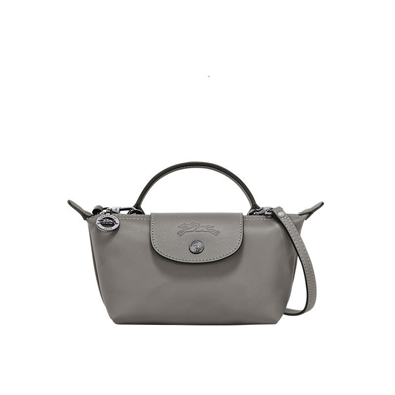 Mini Bolso de Piel | Gris