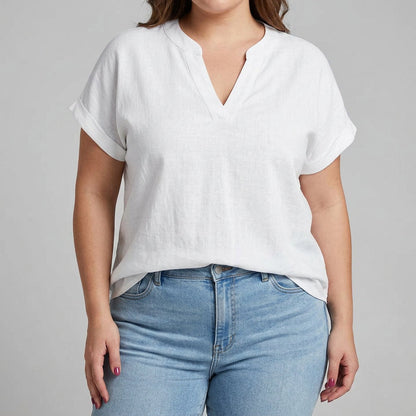 Xavinah | Comfortable V-Neck Blouse