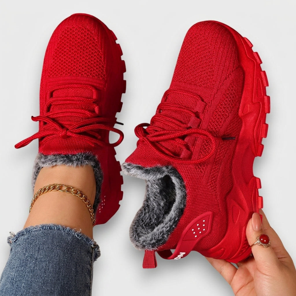 Chloe | Lace-Up Winter Sneakers