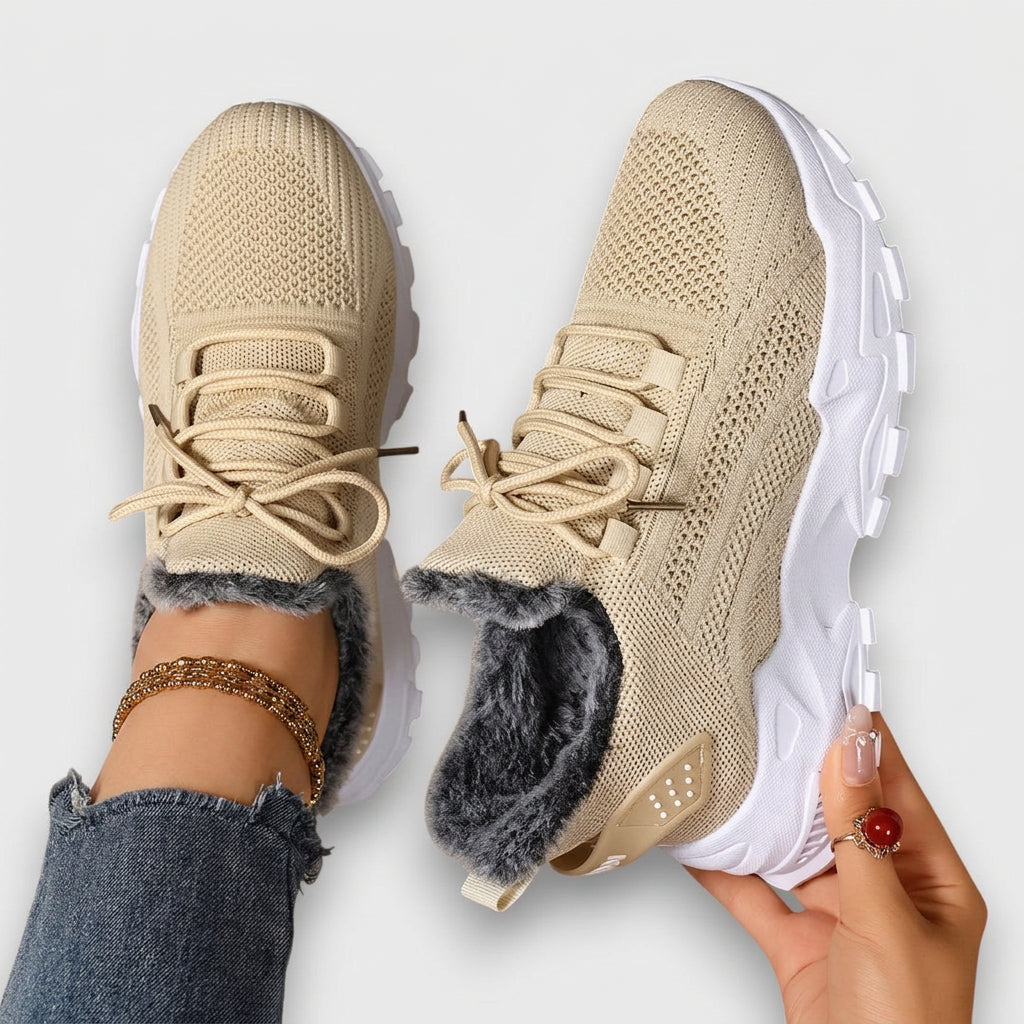 Chloe | Lace-Up Winter Sneakers