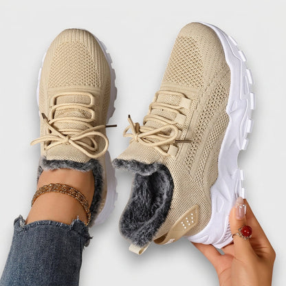 Chloe | Lace-Up Winter Sneakers