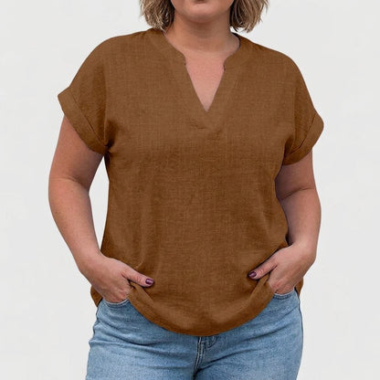 Xavinah | Comfortable V-Neck Blouse