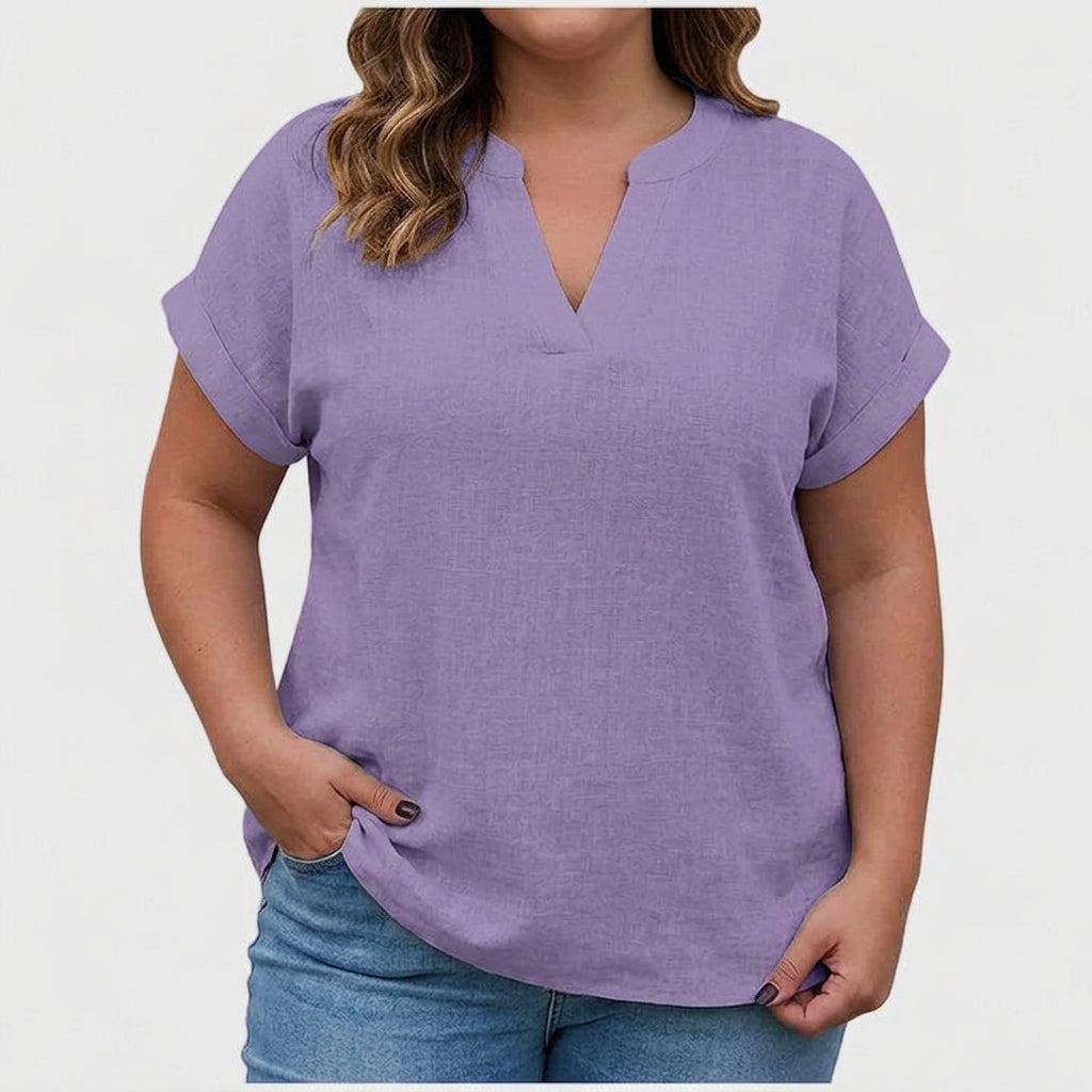 Xavinah | Comfortable V-Neck Blouse