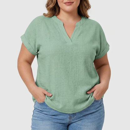 Xavinah | Comfortable V-Neck Blouse