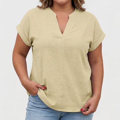 Xavinah | Comfortable V-Neck Blouse