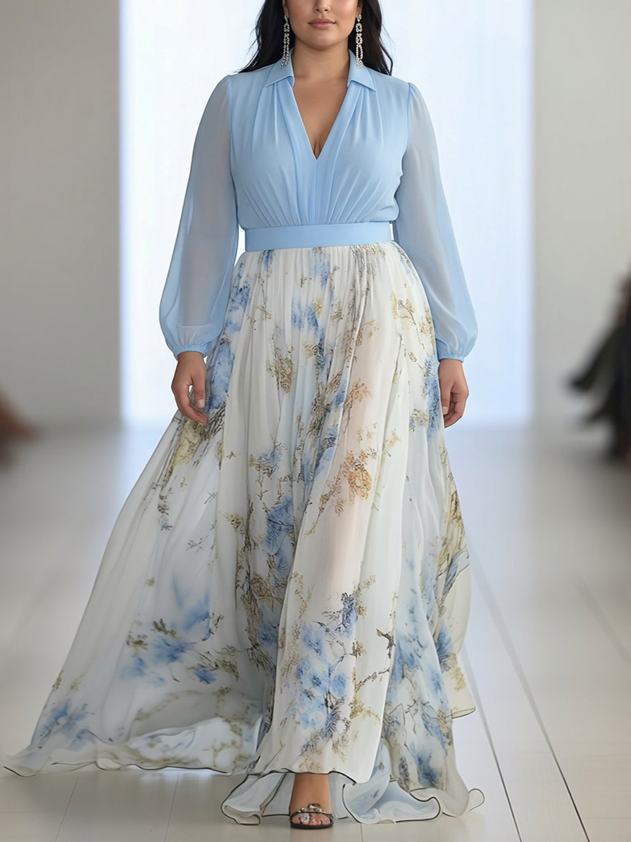 Harper | Precioso Vestido Maxi con Estampado Floral