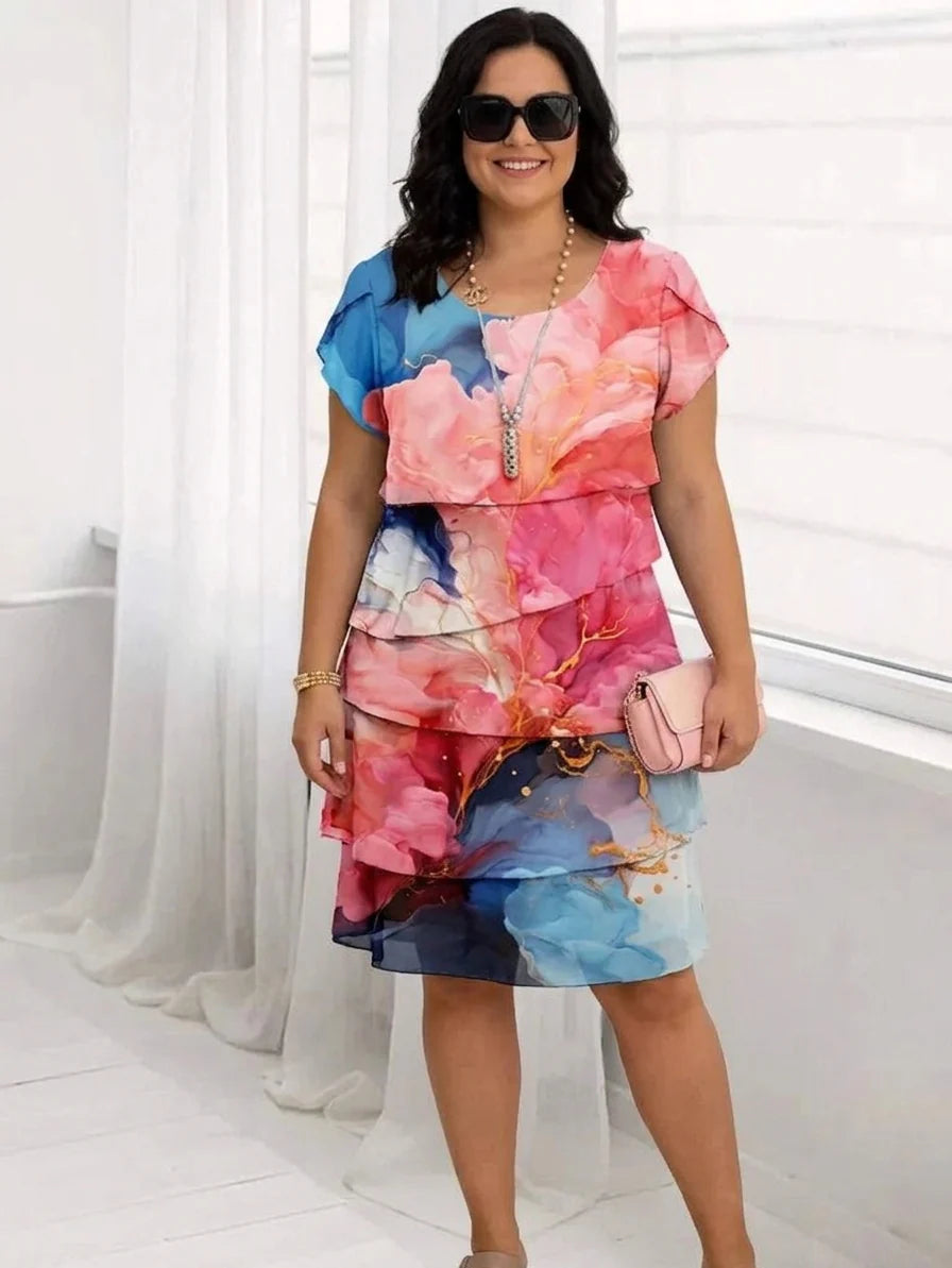 Caroline | Vestido Cómodo Elegante con Volantes