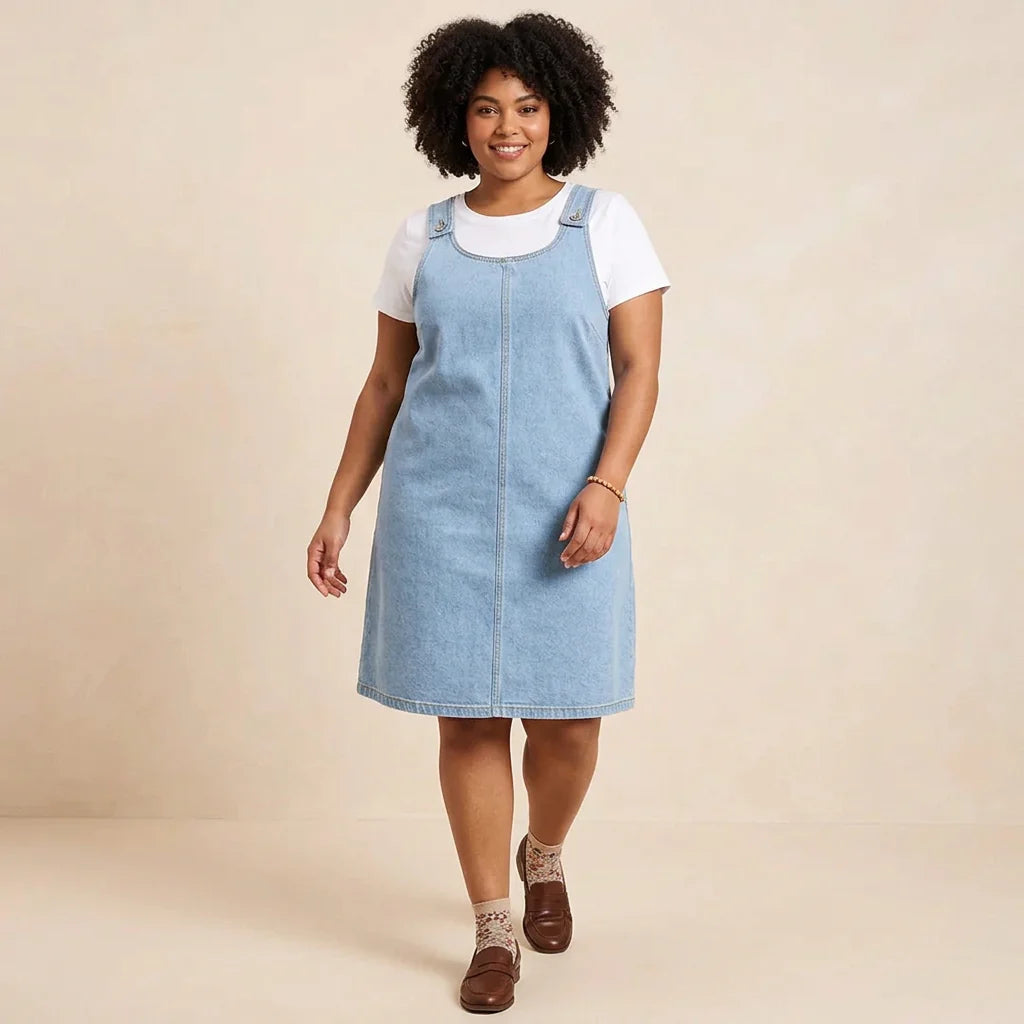 Vestido Estilo Vaquero Relajado Saylor