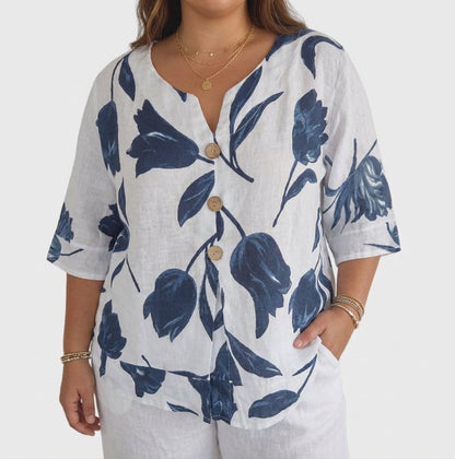 Blusa Floral Elegante Isabel