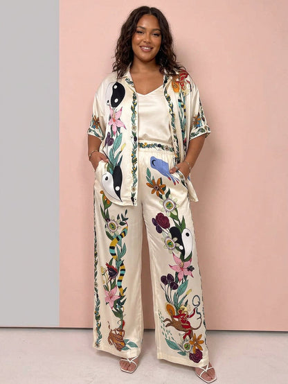 Conjunto de Pantalón de Satén Nika