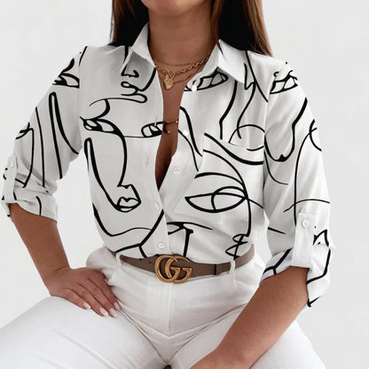 Blusa de Manga Larga Elegante Lisette