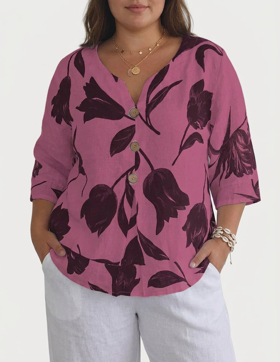 Blusa Floral Elegante Isabel