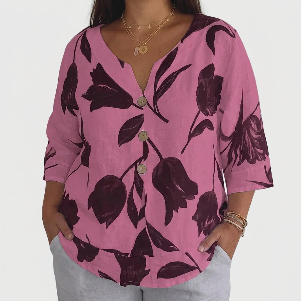 Blusa Floral Elegante Isabel