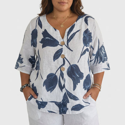 Blusa Floral Elegante Isabel