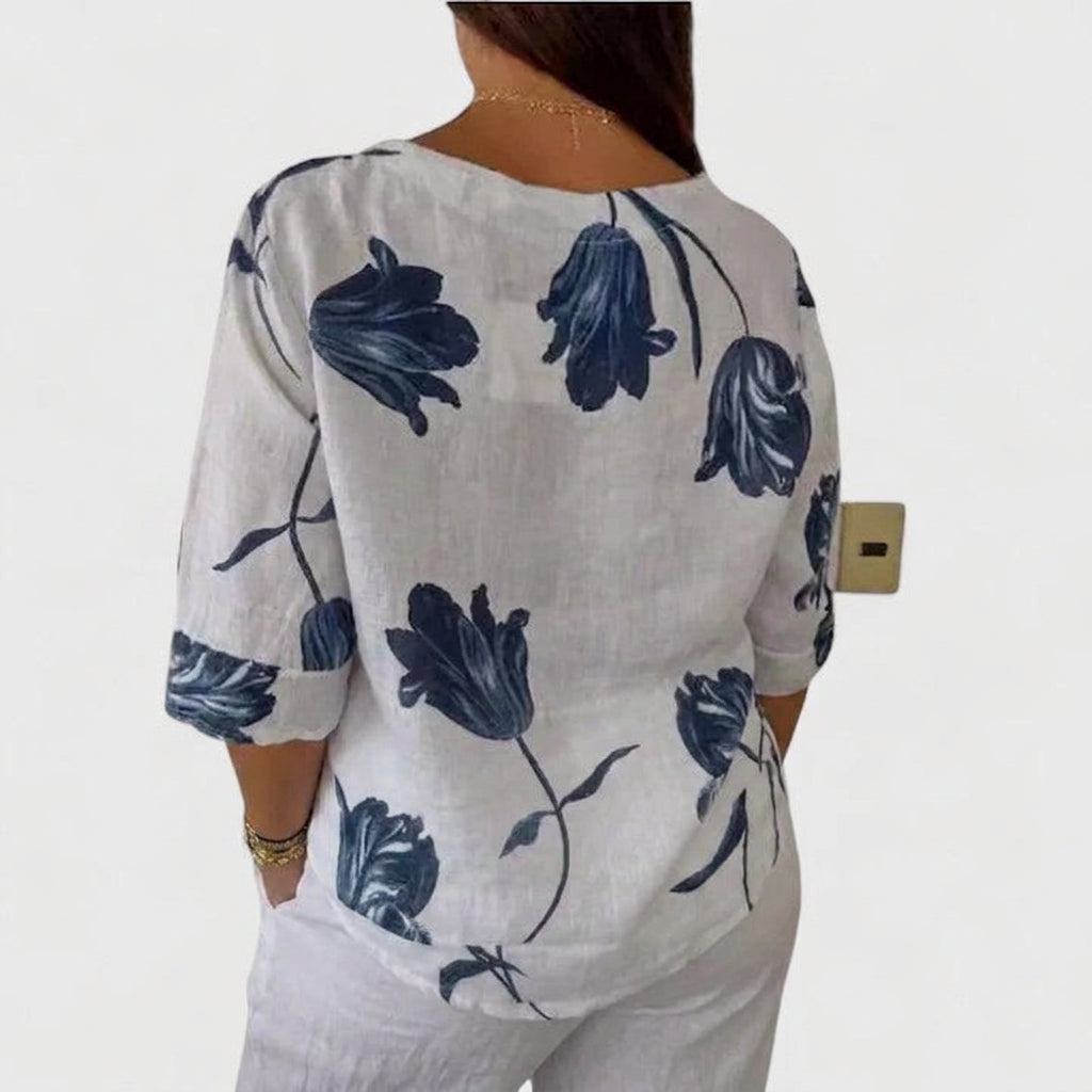 Blusa Floral Elegante Isabel