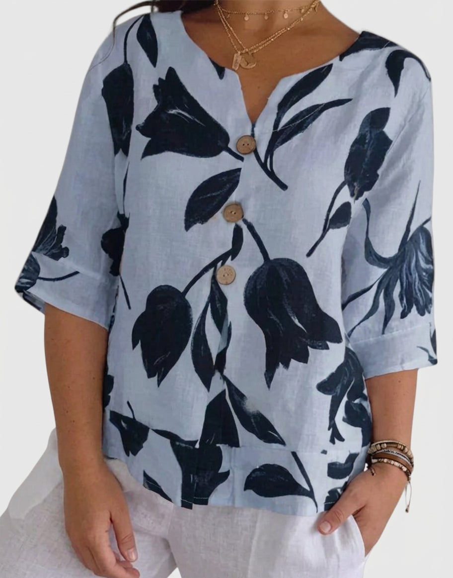 Blusa Floral Elegante Isabel