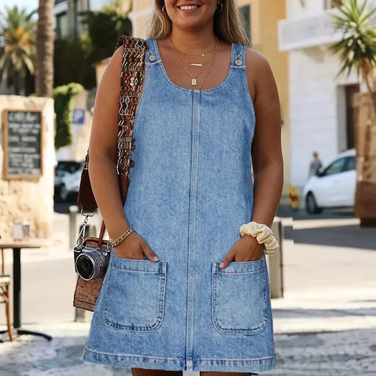 Vestido Estilo Vaquero Relajado Saylor