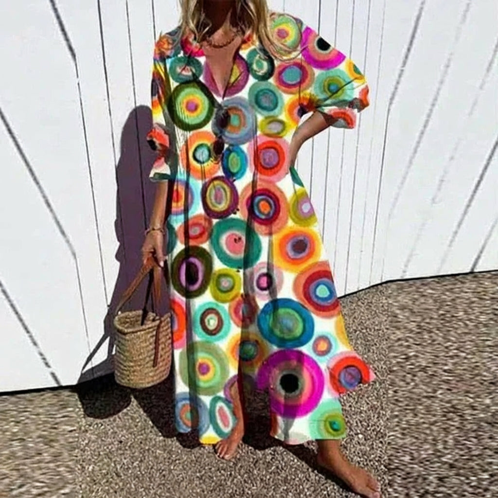 ZARIAH | VESTIDO BOHEMIO ELEGANTE