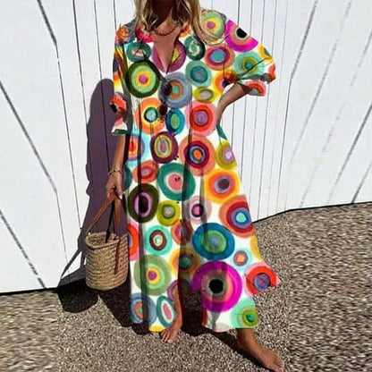 ZARIAH | VESTIDO BOHEMIO ELEGANTE