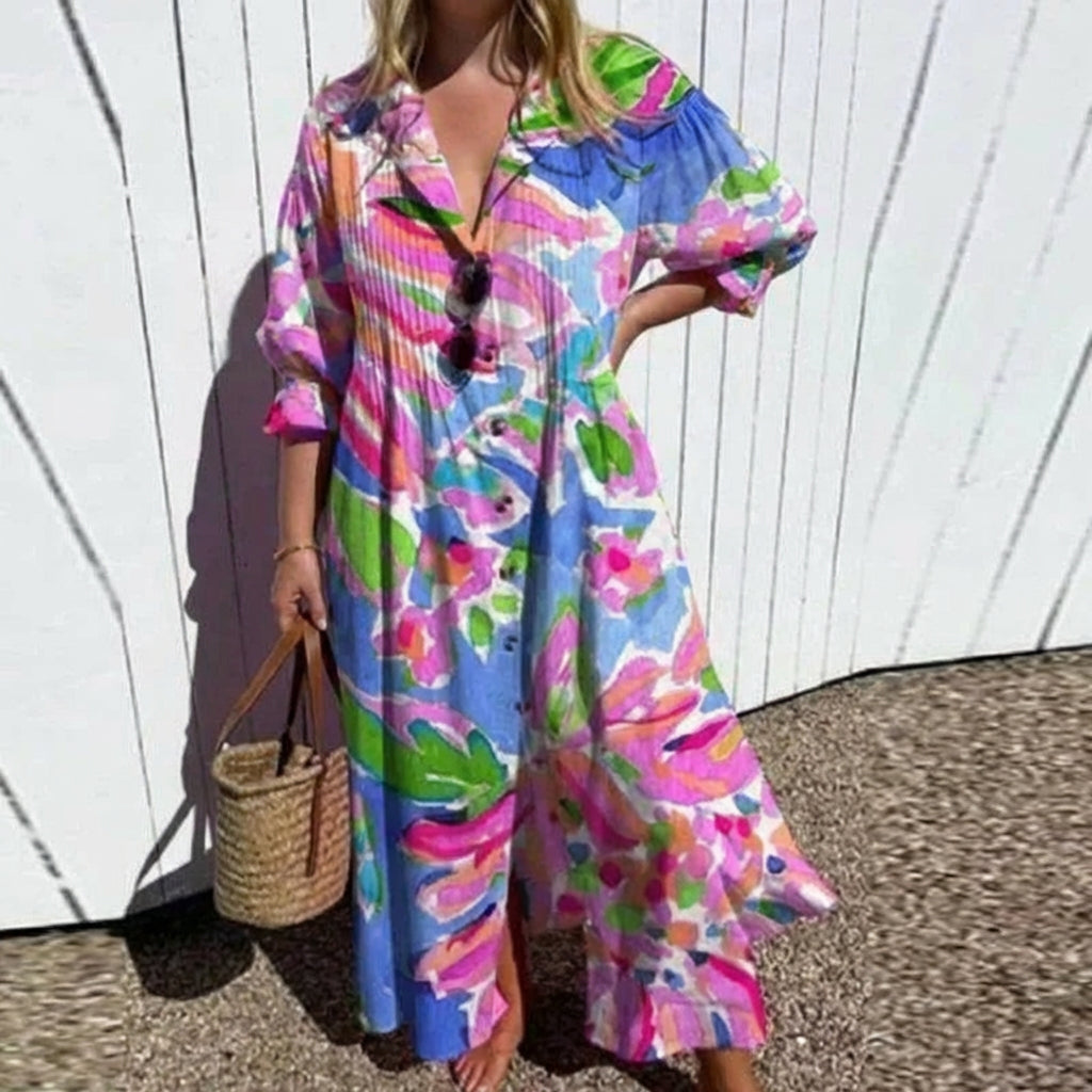 ZARIAH | VESTIDO BOHEMIO ELEGANTE
