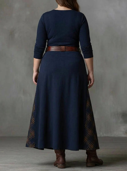 LEONORA | VESTIDO LARGO VINTAGE EFECTO ANTE