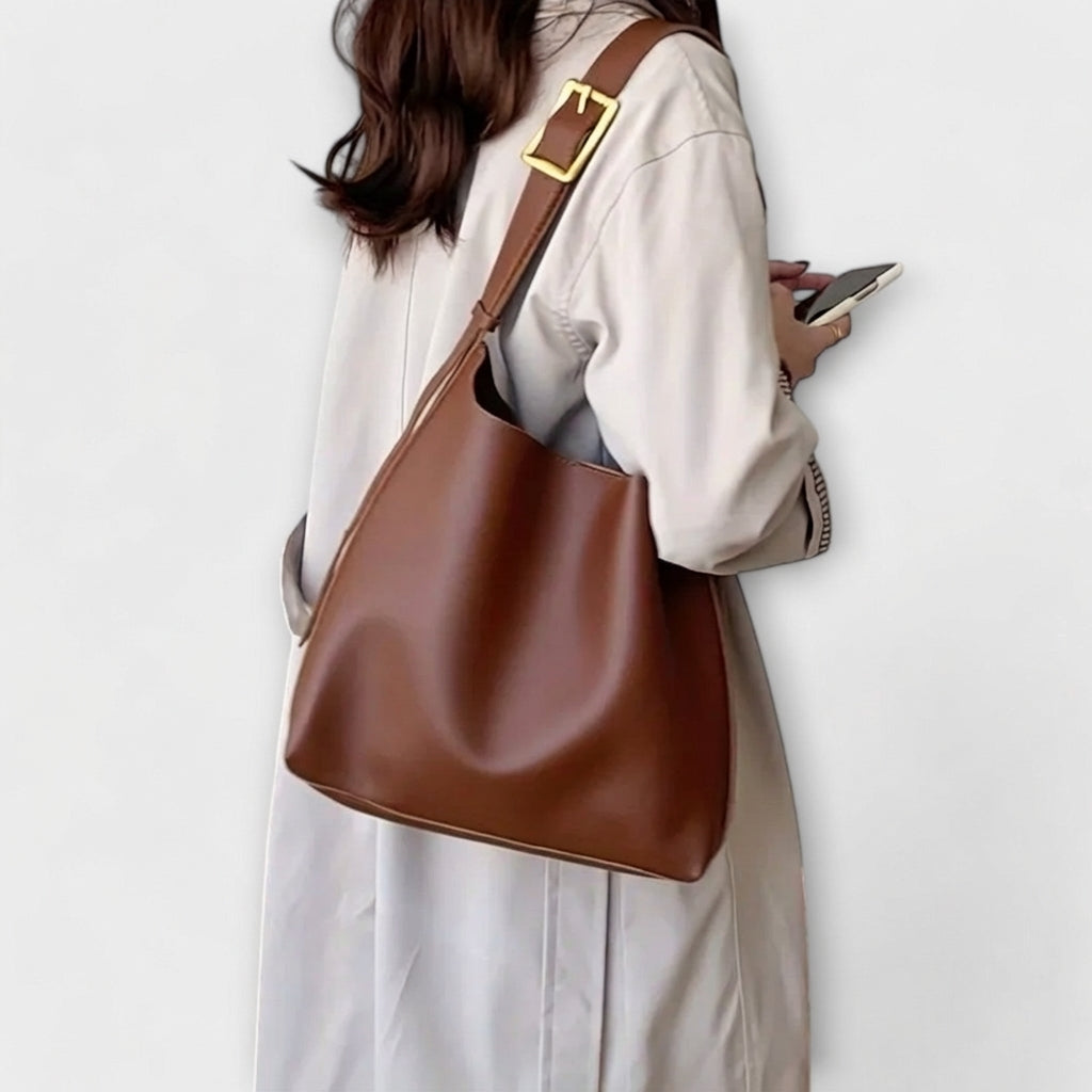 Eva | Bolso de Hombro de Cuero Elegante