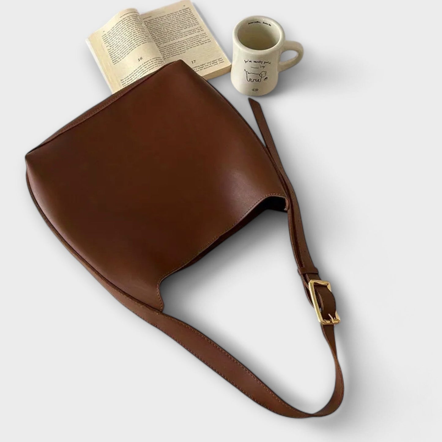 Eva | Bolso de Hombro de Cuero Elegante