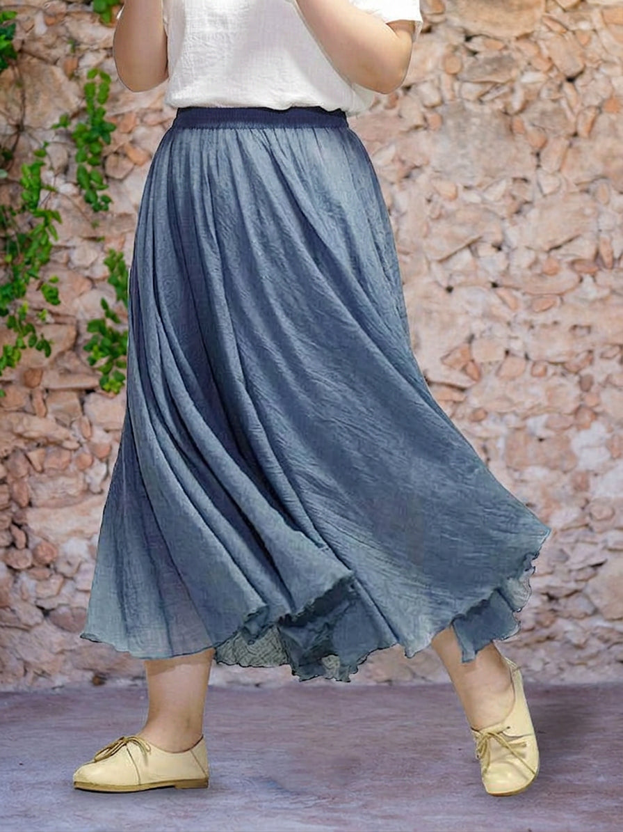 Falda Perla Brillante — Movimiento Natural Elegante