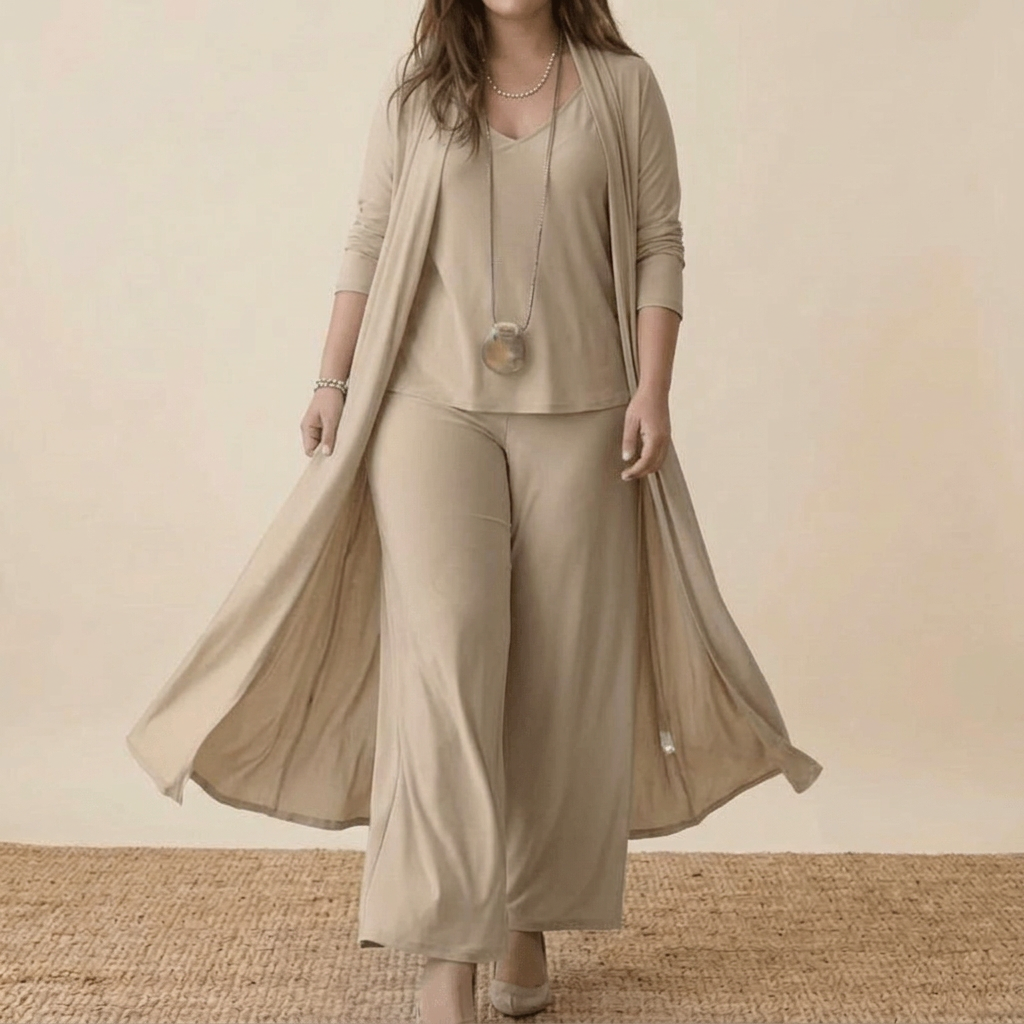 Barbara | Conjunto Elegante de Tres Piezas
