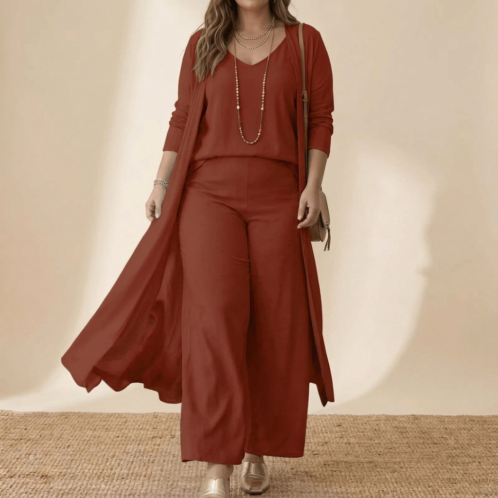 Barbara | Conjunto Elegante de Tres Piezas