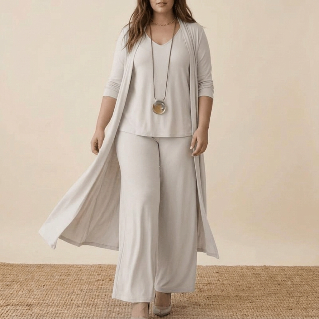 Barbara | Conjunto Elegante de Tres Piezas