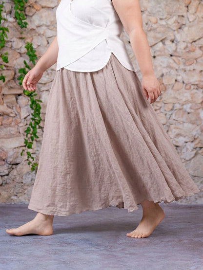 Falda Perla Brillante — Movimiento Natural Elegante