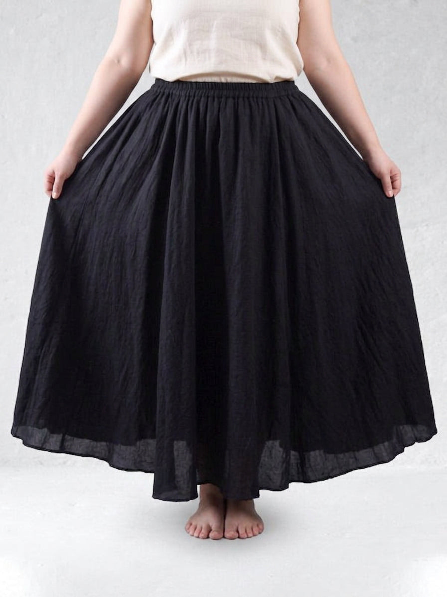 Falda Perla Brillante — Movimiento Natural Elegante