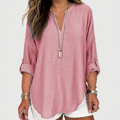 Lenara™ | Flowy Elegant Beach Shirt