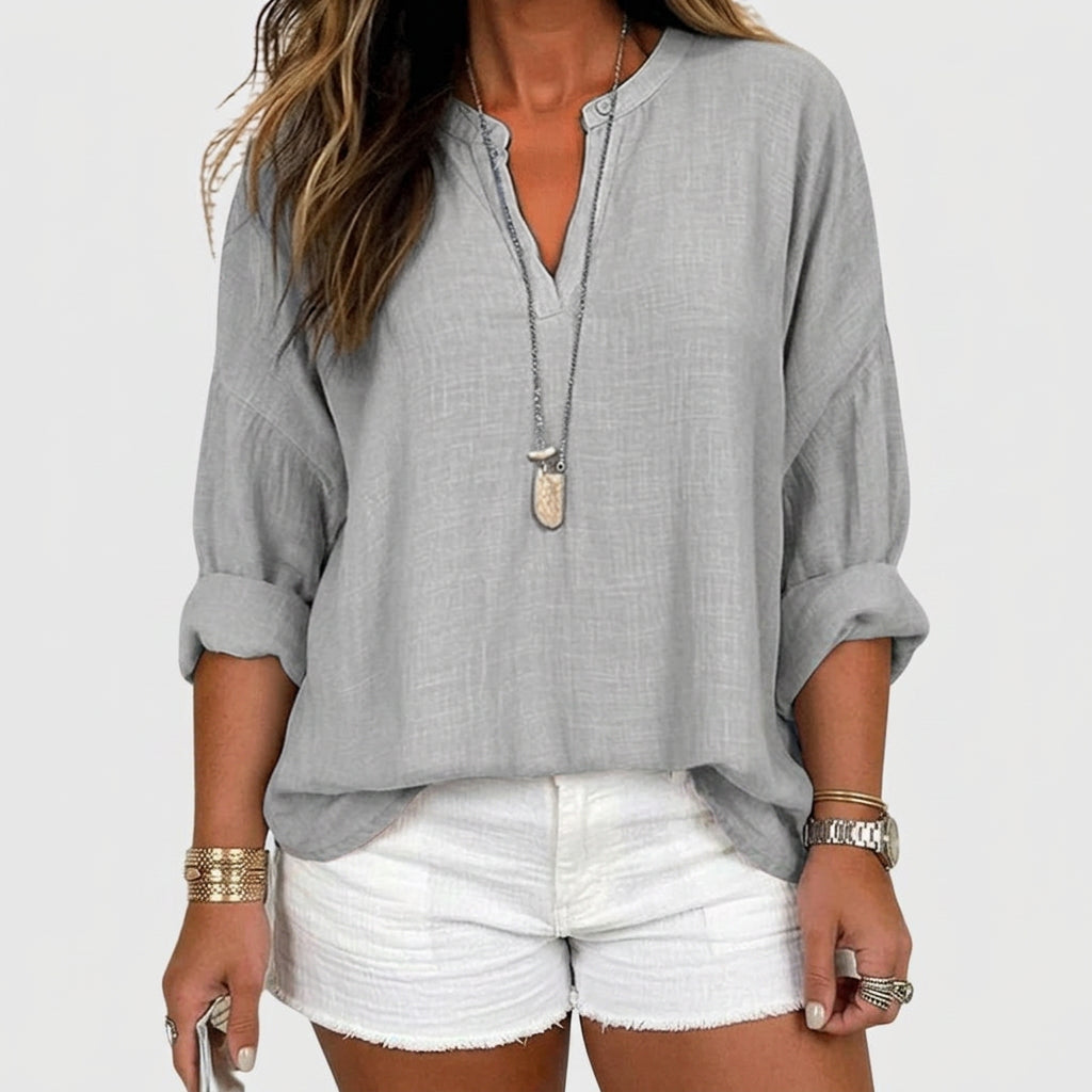 Lenara™ | Flowy Elegant Beach Shirt