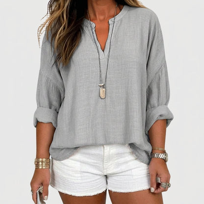 Lenara™ | Flowy Elegant Beach Shirt