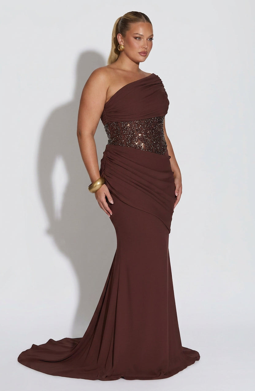 Vestido de Gala Granate Ellora