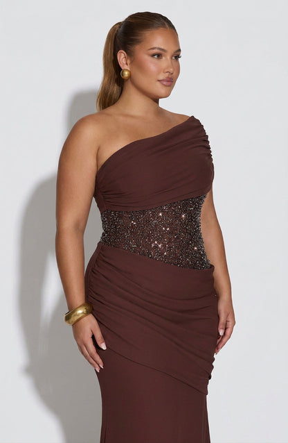 Vestido de Gala Granate Ellora