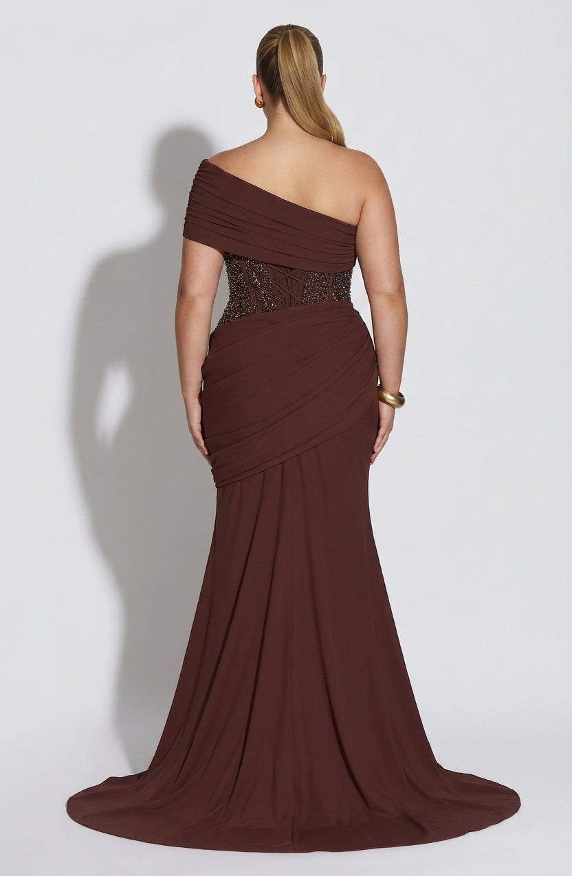 Vestido de Gala Granate Ellora