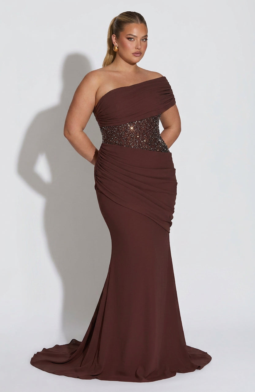 Vestido de Gala Granate Ellora