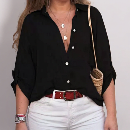 Alita | Top Casual de Color Uniforme