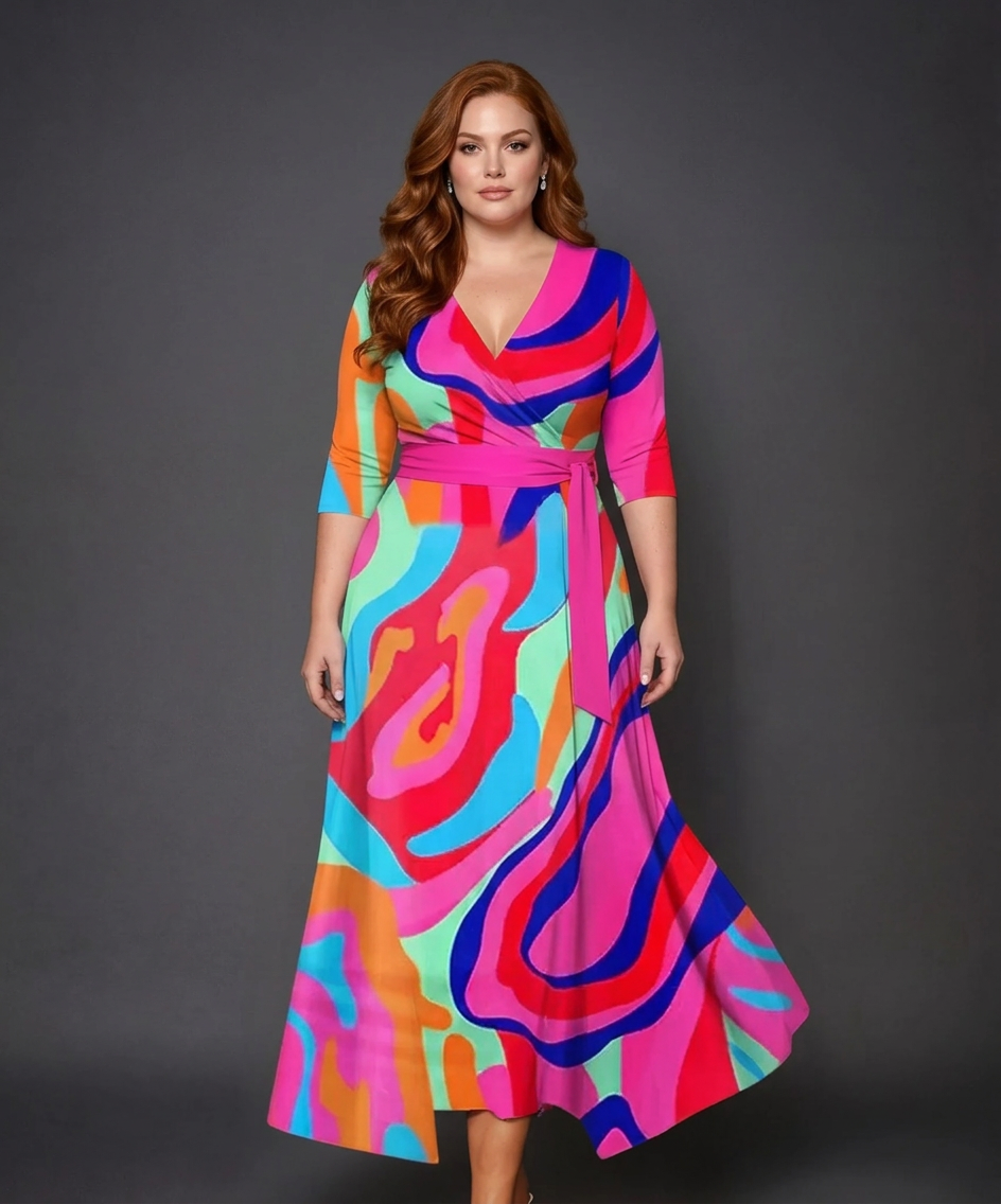 Ysa | Vestido Chic con Estampado Floral